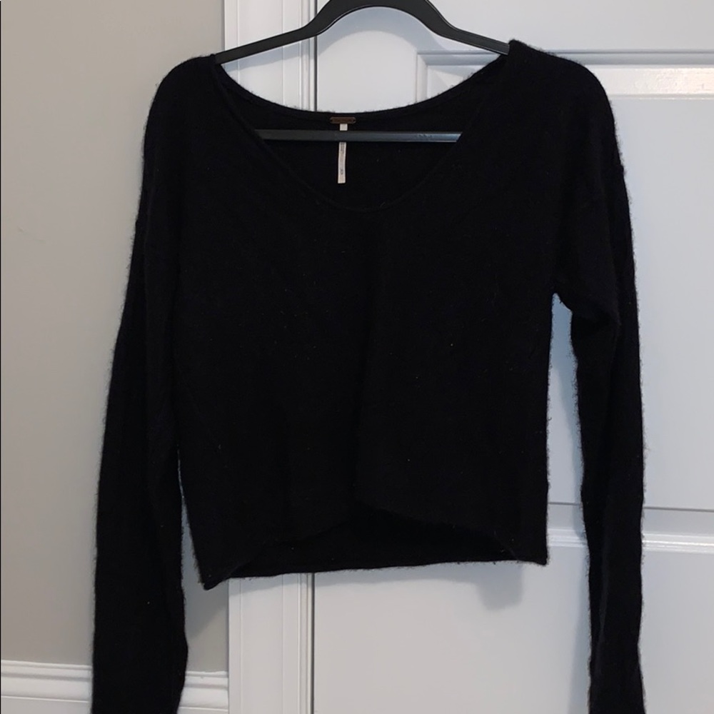 Cropped Free People cashmere Sweater